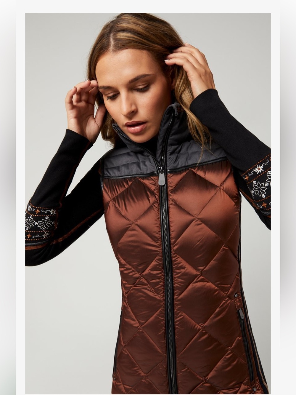 Alp N Rock Davos III Womens Long Vest Rust/Brick Size Medium